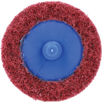 Disque de pr&eacute;paration de surface non tiss&eacute; &agrave; rechange rapide Bear-Tex Vortex, 2" dia., Grain Moyen, Oxyde d'aluminium We Share Industrial Supply