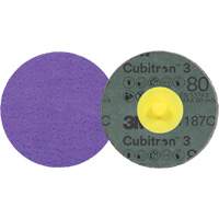 Cubitron 3 Roloc Fibre Disc, 2" Dia., 80+ Grit, Ceramic We Share Industrial Supply