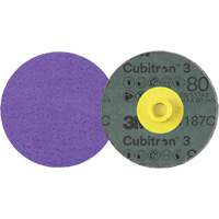 Cubitron 3 Roloc Fibre Disc, 4" Dia., 80+ Grit, Ceramic We Share Industrial Supply