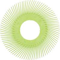 Scotch-Brite Type A Precision Radial Bristle Brush PN-RB without Adapter, Ceramic, 50+ Grit, 6" Dia. We Share Industrial Supply