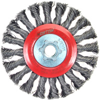 Bosses &agrave; fils nou&eacute;s standards, Dia. 4-1/2", Fils 0,02", Arbre 5/8"-11, Acier We Share Industrial Supply