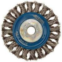 Roue compl&egrave;te de c&acirc;ble de torsion, Dia. 5", Fils 0,02", Arbre 5/8"-11, Acier inoxydable We Share Industrial Supply