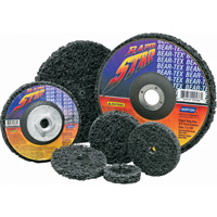 Disques Bear-Tex Rapid Strip, 4-1/2" dia., Grain Extra grossier, Carbure de silicium We Share Industrial Supply