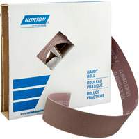 Rouleaux pour l'atelier Metalite K225, Oxyde d'aluminium, 1-1/2" la x 150' lo, Grain P50-X We Share Industrial Supply