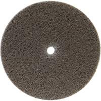 Disque unifi&eacute; non tiss&eacute; Bear-Tex, 3" x 1/4", Arbre de 1/4", Grain de Moyen, Oxyde d'aluminium We Share Industrial Supply