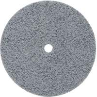 Disque unifi&eacute; non tiss&eacute; Bear-Tex, 3" x 1/4", Arbre de 3/8", Grain de Fin, Carbure de silicium We Share Industrial Supply