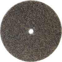 Disque unifi&eacute; non tiss&eacute; Bear-Tex, 3" x 1/4", Arbre de 3/8", Grain de Cors&eacute;, Oxyde d'aluminium We Share Industrial Supply