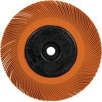 Scotch-Brite Type C Precision Radial Bristle Brush PN-RB with Adapter, Ceramic, 80+ Grit, 6" Dia. We Share Industrial Supply