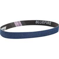 Courroie abrasive en tissu Bluefire, 3/4" la x 18" lo, Alumine de zirconium, Grain 120 We Share Industrial Supply