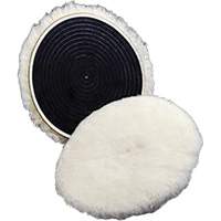 Finesse-it Natural Buffing Pad 82531, 7" Dia., Wool We Share Industrial Supply
