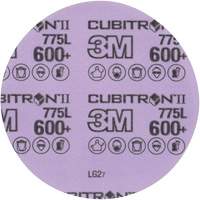 Disque en pellicule Cubitron II Hookit, dia 5", Grain 600+, C&eacute;ramique, 3 mil We Share Industrial Supply
