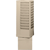 Literature Storage Racks, Rotating, 44 Slots, Steel, 14-1/8" W x 14-1/8" D x 48-1/2" H We Share Industrial Supply