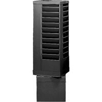 Literature Storage Racks, Rotating, 44 Slots, Steel, 14-1/8" W x 14-1/8" D x 48-1/2" H We Share Industrial Supply