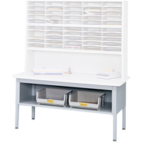 Mobilier E-Z Sort pour la salle du courrier- Tables de tri avec tablette-Dessus de table, 60" la x 28" p x 36" h, Stratifi&eacute; We Share Industrial Supply