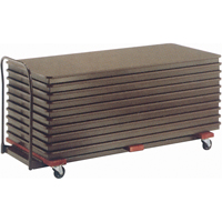 Chariots de table empilables plats, 74" la x 31,25" p x 36,25" h We Share Industrial Supply