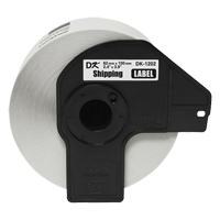 Tape Cartridge for P-touch&reg; Labeling System, 62 mm x 3-9/10", White We Share Industrial Supply