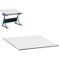 Dessus de table Planmaster, 60" la x 3/4" h, Blanc We Share Industrial Supply