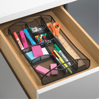 OnyxSteel Mesh Desktop Organizers We Share Industrial Supply