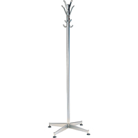 Pat&egrave;re, 60" ha, Acier, Chrome, 8 Crochet(s) We Share Industrial Supply