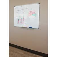 White Board, Magnetic, 36" W x 24" H We Share Industrial Supply