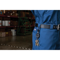 D&eacute;rouleurs de taille moyenne de s&eacute;rie Mid6 #6, Polycarbonate, C&acirc;ble 36", Fixation Agrafe de ceinture We Share Industrial Supply