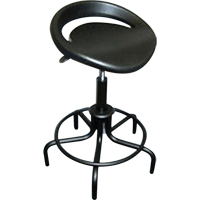 Tabouret surdimensionn&eacute; de s&eacute;rie 6000, Stationnaire, Ajustable Hauteur, Capacit&eacute; 250 lb We Share Industrial Supply