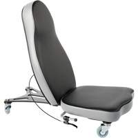 Chaise ergonomique Flex 2, Vinyle, Noir We Share Industrial Supply