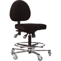 Si&egrave;ges ergonomiques pour le soudage TF180, Su&egrave;de, Noir, Capacit&eacute; 300 lb We Share Industrial Supply