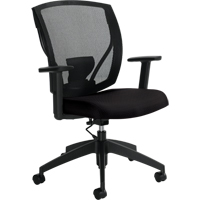 Chaises de travail, Tissu, Noir, Capacit&eacute; 300 lb We Share Industrial Supply