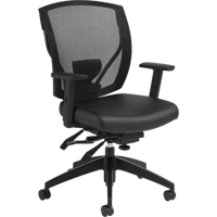 Chaises &agrave; bras Multi-Tilter, Vinyle, Noir, Capacit&eacute; 300 lb We Share Industrial Supply