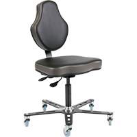 Chaise ergonomique &agrave; inclinaison r&eacute;glable Vega, Mobile, Ajustable Hauteur We Share Industrial Supply