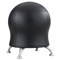 Chaise sph&eacute;rique Zenergy, Vinyle, Noir, Capacit&eacute; 250 lb We Share Industrial Supply