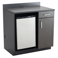 Armoire modulaire, M&eacute;lamine, 39" h x 36" la x 25" P, Nuit d'Asie/noir We Share Industrial Supply