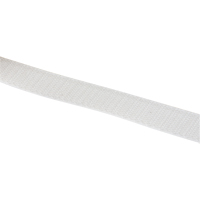Ruban d'attaches, Crochet, 25 vg x 1", Cousu, Blanc We Share Industrial Supply
