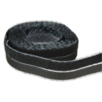 Attache, Boucle et crochet, 15' x 3/4", Adh&eacute;sif, Noir We Share Industrial Supply