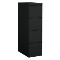 Classeur vertical, Acier, 4 tiroirs, 15-1/7" la x 25" p x 52" h, Noir We Share Industrial Supply