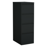 Classeur vertical, Acier, 4 tiroirs, 18-1/7" la x 25" p x 52" h, Noir We Share Industrial Supply