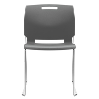 Chaise, Plastique, Hauteur 32-1/2", Capacit&eacute; 300 lb, Gris We Share Industrial Supply