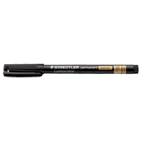 Lumocolor&reg; Permanent Marker, Black, Fine Tip We Share Industrial Supply