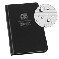 Livre reli&eacute;, Couverture rigide, Noir, 160 Pages, 4-5/8" , 7-1/4"  We Share Industrial Supply