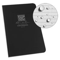 Field-Flex Bound Book, Soft Cover, Black, 128 Pages, 4-5/8" W x 7-1/4" L We Share Industrial Supply