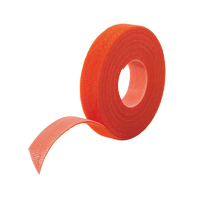 Ruban pour gestion des c&acirc;bles One-Wrap, Boucle et crochet, 25 vg x 5/8", Auto-aggripant, Orange We Share Industrial Supply