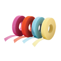 Ruban pour gestion des c&acirc;bles One-Wrap, Boucle et crochet, 25 vg x 3/4", Auto-aggripant, Aqua We Share Industrial Supply