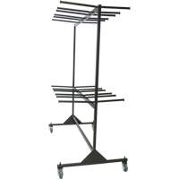 Chariot pour chaises pliantes &agrave; deux c&ocirc;t&eacute;s We Share Industrial Supply