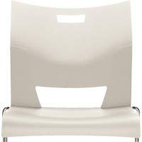 Chaise de formation sans bras Duet, Plastique, Hauteur 33-1/4", Capacit&eacute; 350 lb, Blanc We Share Industrial Supply