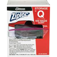Sacs d'entreposage alimentaire &agrave; double fermeture &agrave; glissi&egrave;re de Ziploc We Share Industrial Supply