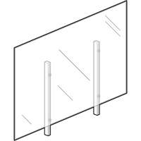 Vitre hygi&eacute;nique, 48" la x 36" h We Share Industrial Supply