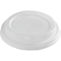 Couvercles de gobelets en papier compostables Eco Guardian We Share Industrial Supply