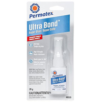 Super colle adh&eacute;sive Ultra Bond &agrave; s&eacute;chage rapide, 20 g, Bouteille, Transparent We Share Industrial Supply