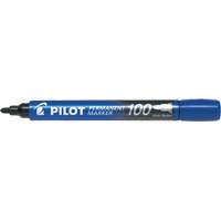 Series 100 Permanent Marker, Blue, Bullet Tip We Share Industrial Supply